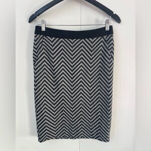 Trina Turk Black & Gray “Bambi” Pencil Skirt with pockets